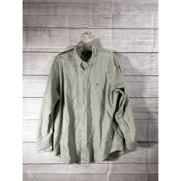 Ralph Lauren Blake Men's L Purple/Green Plaid Long Sleeve Button Down Shirt - Picture 2 of 5